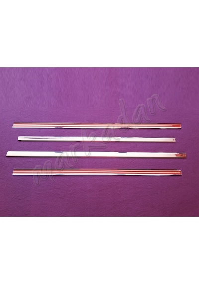 Woc Chrome Mitsubishi Lancer Krom Cam Çıtası 2008 Sonrası 4 Parça