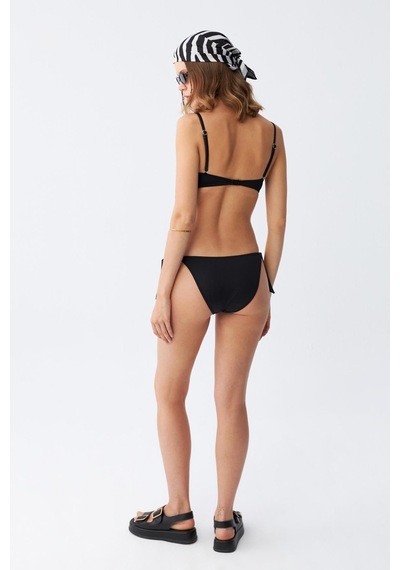 Akbeniz Kadın Straplez Siyah Bikini Takımı