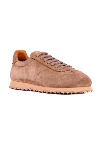 Shoetyle - Taba Hakiki Süet Bağcıklı Erkek Günlük Ayakkabı 666-109-1242 Taba