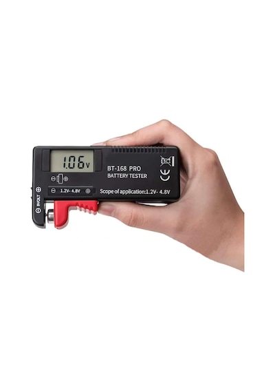 Alkatronik Bt-168 Pro Pil Test Cihazı Aa Aaa C D 9v 18650 16340 14500 10440 1.2v 1.5v 3v 3.7v 4.8v Dijital Ölç