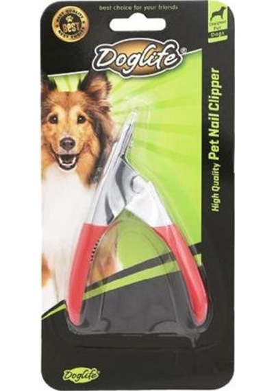 Doglife Orta ve Küçük Irk Köpek Tırnak Makası Kırmızı 12 CM