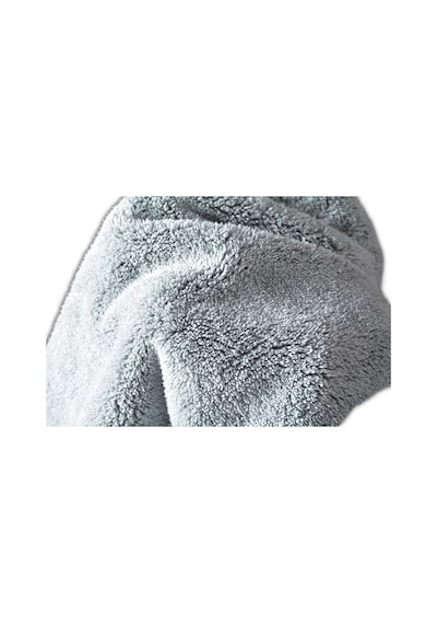 Spark 2316 Mikrofiber Peluş Oto Kurulama Bezi 60X90 Cm. Gri 1 Adet