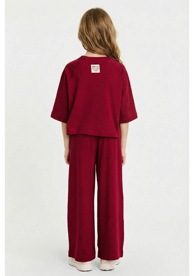 Defacto 2li Takım Kız Çocuk G0361a826spbr205 Bordo-br205