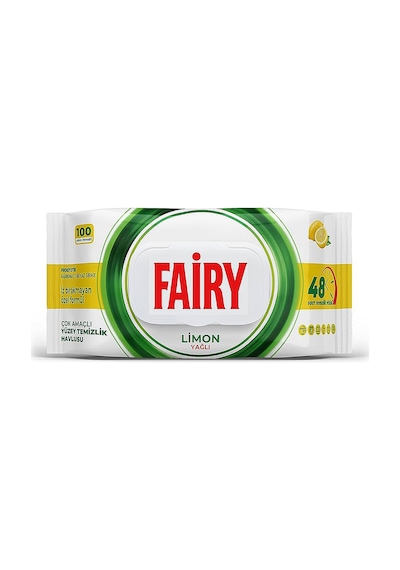 Fairy Yüzey Temizlik Havlusu 100 Lü 4 Lü Karma Paket Beyaz