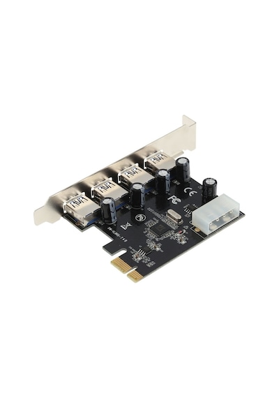 Wozlo 4 Port Usb 3.0 Pci Express Pci-e Çoklayıcı Çoğaltıcı Kart