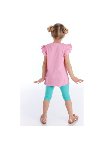 Denokids Sürpriz Tavşan Kız Tunik Takım Çok Renkli