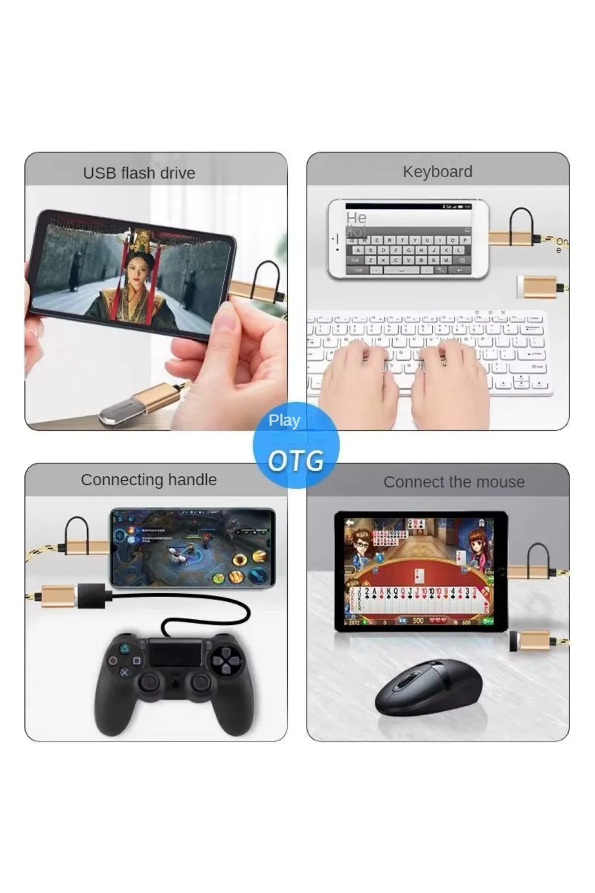 Usb 3.0 Otg To Type C Micro Usb Data Şarj Çevirici Dönüştürücü Adaptör Android Ve Macbook Uyumlu Hasır Kablo