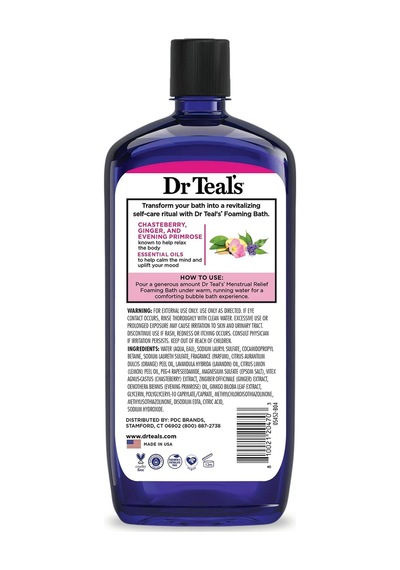 Dr.teals Menstrual Relief Banyo Köpüğü 1000ml Diğer