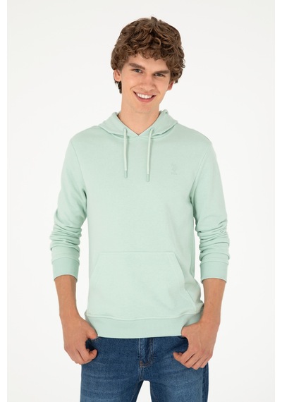 U.s. Polo Assn. Erkek Su Yeşili Sweatshirt 50295167-vr048 Su Yeşili
