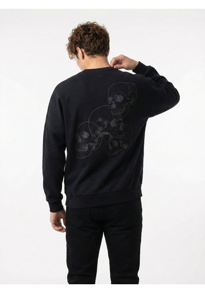 LOFT Oversize Erkek Sweatshirt Lf2041915 Q1.v1 Antrasit