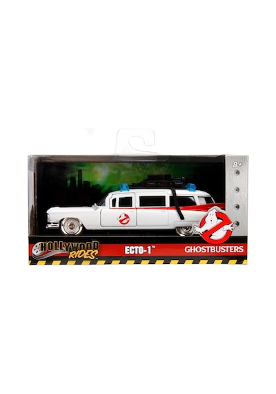 Ghostbusters Ecto-1 Jada 1:32 Die-cast Metal Açılır Kapı Koleksiyon Hayalet Avcıları Arabası 13 Cm