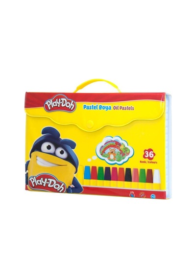 Play-Doh 36 Renk Çantalı Pastel Boya