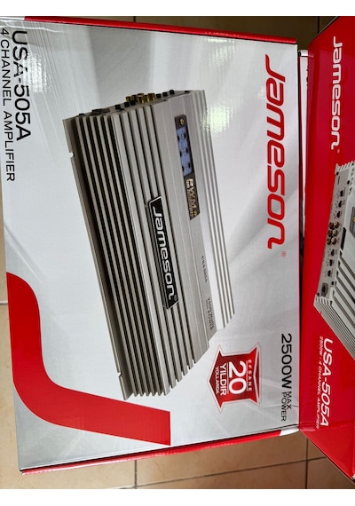 Jameson Usa 2500 Watt 4 Kanal Oto Amfi Si Yeni Serisi Stero