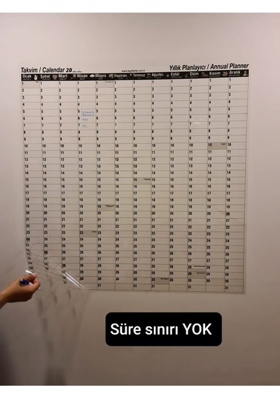 Takvim 2023 Yıllık Planlayıcı K-120 100 x 100 CM