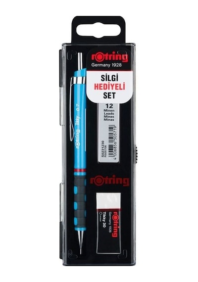 Rotring Tikky Versatil Kalem Okul Seti 0.7 MM Açık Mavi