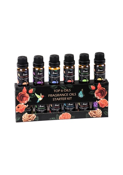 Mukko Home Aroma Therapy 6'li Set Doğal Buhurdanlik Yaği & Nemlendirici Yaği & Difüzör Standart