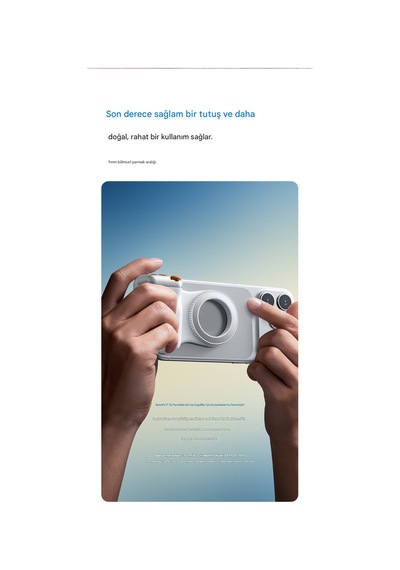 Magsafe Uyumlu Manyetik Telefon Tutucu Bluetooth Deklanşörlü Fotoğraf Video Çekim Aparatı