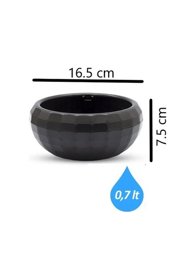 Omnipazar Krs-610 Dekoratif Küçük Aranjman Kaktus Sukulent Saksı 0.7 Litre 62015097