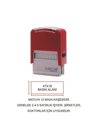 Matuya 12- Şirket - Firma Kaşesi Çok Renkli
