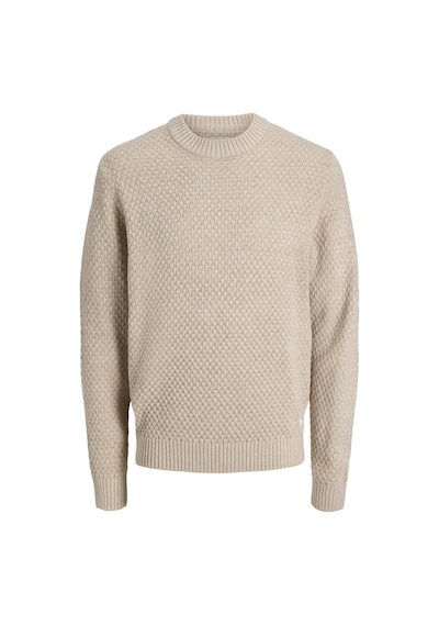 Jack & Jones Erkek Relaxed Fit Bisiklet Yaka Triko Kazak - Blake - 12299084 Çok Renkli