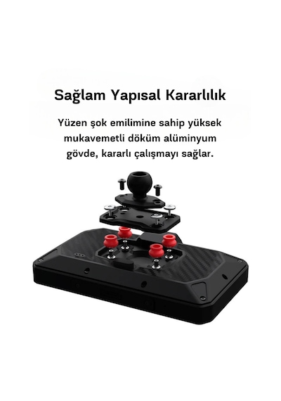 Aıo-5play Motosiklet Carplay Android Auto Gps Navigasyon Sistemi,