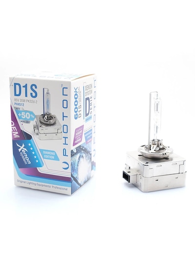 Photon D1s 6000 Kelvin Beyaz Xenon Ampul +%50 Fazla Işık - 2 Adet