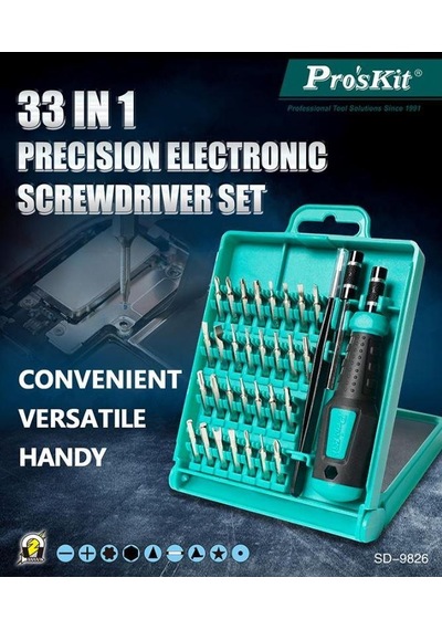 Proskit Sd-9826 33 İn 1parça Tornavida Bit Set
