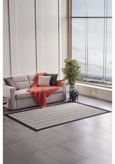 Gümüşsuyu Deco Sisal 80142 Gri Dikdörtgen Yıkanabilir Antitoz Halı