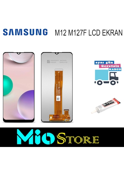 Samsung Galaxy Uyumlu M12 M12S M127F LCD EKRAN DOKUNMATİK KALİTE