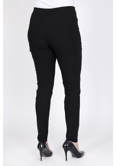 Myline Beli Lastikli Kargo Pantolon