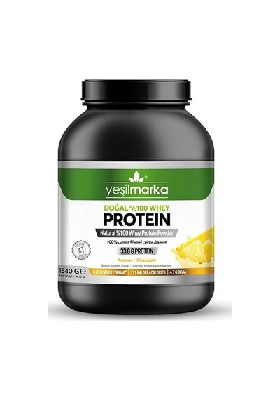 Yeşil Marka Ananaslı Protein Tozu 748 Gr