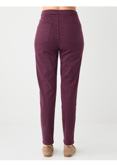 Jimmy Key Jimmy Key Bordo Normal Bel Normal Paça Gabardin Pantolon 5ww184558562