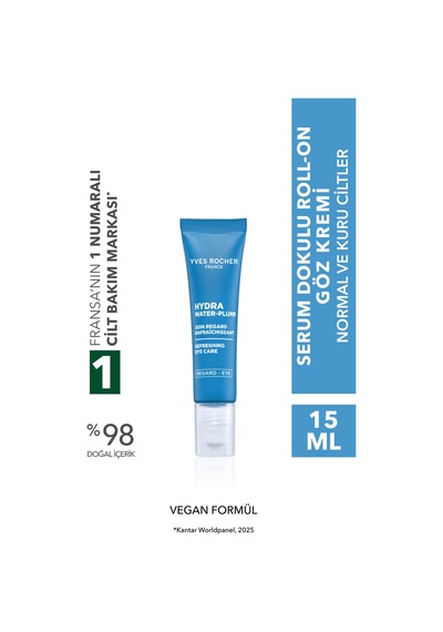 Yves Rocher Serum Doku Göz Kremi-hyaluronik Asit, At Kestanesi-hydrawaterplump Nemlendirici Botanik Kompleks 15m 15 Ml