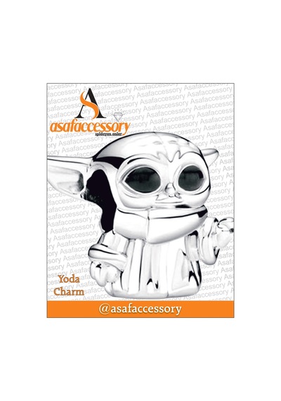 Star Wars Yoda Charm Gümüş Kaplama