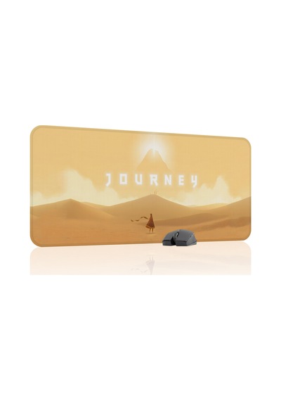 Journey Kaymaz Dikişli Kauçuk Oyuncu Mousepad V2 - 90x40 Xxl Gaming Mouse Pad Fare Altlığı