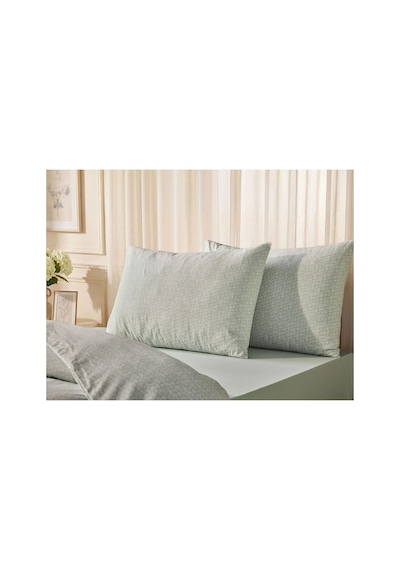 Doqu Home Floren Nevresim Takımı / Yatak Örtüsü Seti Tek Kişilik Yeşil