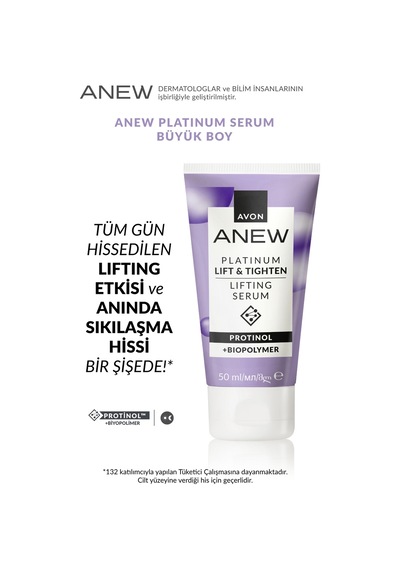 Platinum Lifting Ve Sıkılaştırma Etkili Serum Bu Yu K Boy 50ml İkili Paket