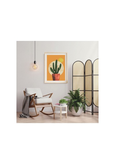 Poster Ahşap Çerçeveli Oturma Odası Salon Mutfak Dekoratif Tablo Çok Renkli - 812325983 Çok Renkli