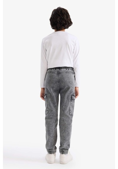 Defacto Erkek Çocuk Jogger Fit Jean Pantolon G6201a825cwnm55 Gri-nm55