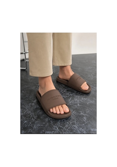 Jack & Jones Jack&jones Jfwartillery Moulded Slider Erkek Terlik 12292042 Kahverengi