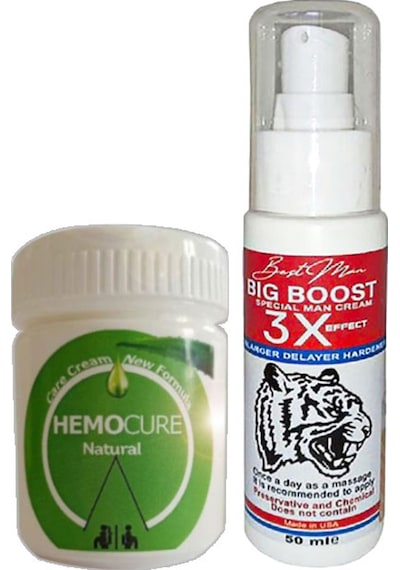Hemocure Özel Karışım Hemeroid Kremi 50 ML + Erkeklere Özel 3x Krem