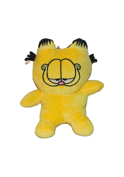 İthal Kumaş Tembel Kedi Garfield Karakter Figür Peluş Oyuncak Oyun Uyku Arkadaşı Yastık Peluş 24 cm
