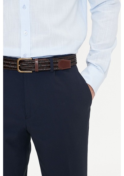 Ac&Co / Altınyıldız Classics Regular Fit Geniş Kesim Yan Cep Klasik Erkek Pantolon - Lacivert