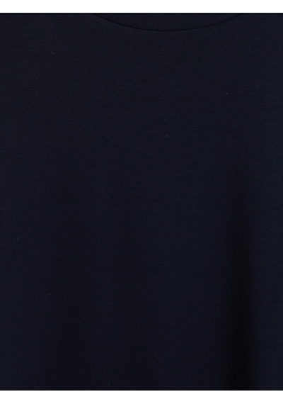 Lcw Everyday Lacivert Şeritli Soft Touch Kadın Sweatshirt