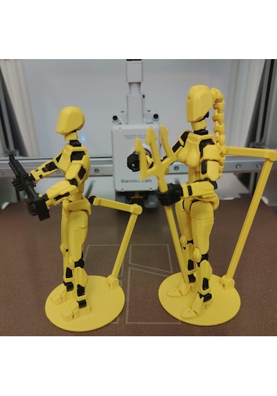 Dummy13 Hareketli Figur Kadın Ve Erkek Set Robbot