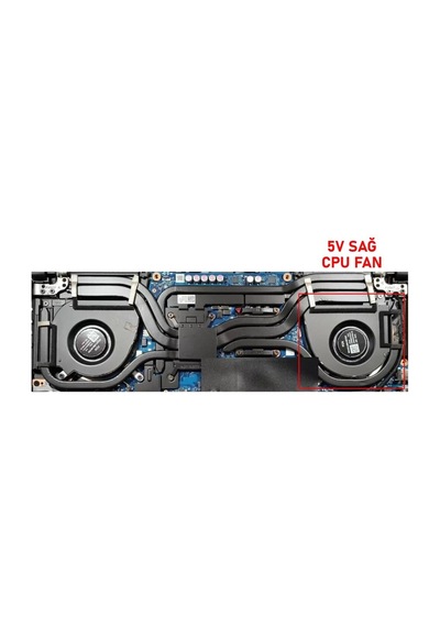 Asus Tuf Dash F15 Fx517z Serisi Notebook Cpu Fanı / Ver.1 L - 5v