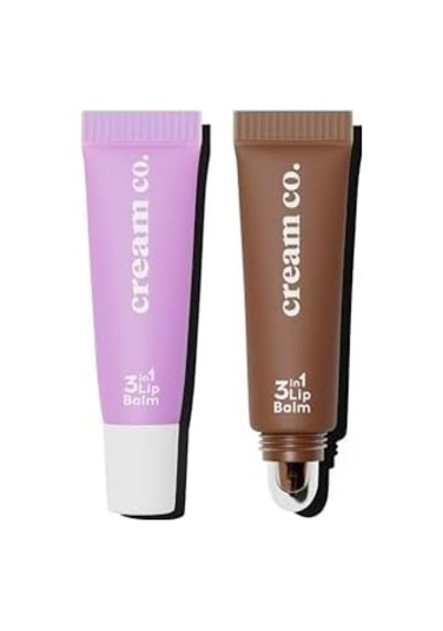 Cream Co. Nemlendirici Parlatıcı 3in1 Lip Balm, Dudak Bakım, Mocha Kahve, Hyaluronik Asit Seramid