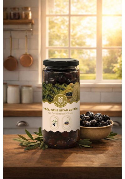 Yağlı Sele Gemlik Siyah Zeytin 300 Gr