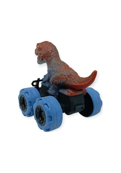 Sürtmeli Dinazor Arabalar 12 Cm - H-20 - T-rex -kahverengi Lisinya Çok Renkli