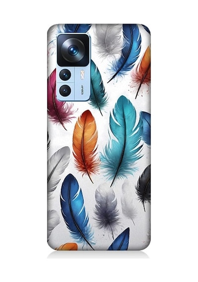 Xiaomi Mi 12t Uyumlu Renkli Soft Tüyler Desenli Silikon Kılıf